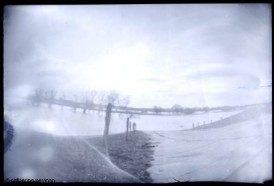 Pinhole, Berlin camera obscura; Photo ou peinture sur l'Elbe