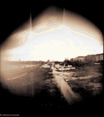 Pinhole, St�nop� de Berlin; Du premier cot� du pont langenscheidtstrass..je crois