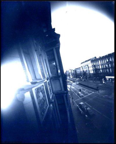 Pinhole, Photos Berlin; De la m�me Fenetre du Hauptstrasse 18 plus haut