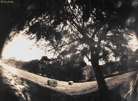 Pinhole, Encore une fois les meules de foin, devant la maison
