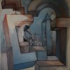 16, Raumspiel II (Los Angeles), 2001, Mischtechnik 180 x 200